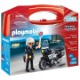 Playmobil City Action Βαλιτσάκι Αστυνόμος με Μοτοσικλέτα 5648