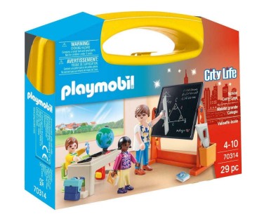 Playmobil City Life Maxi Βαλιτσάκι Σχολική Τάξη 70314
