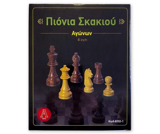 Agry Toys Ξύλινα Πιόνια Σκακιού Για ’γωνες 8332-1